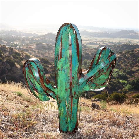 yard sculpture metal fabrication|desert steel yard art.